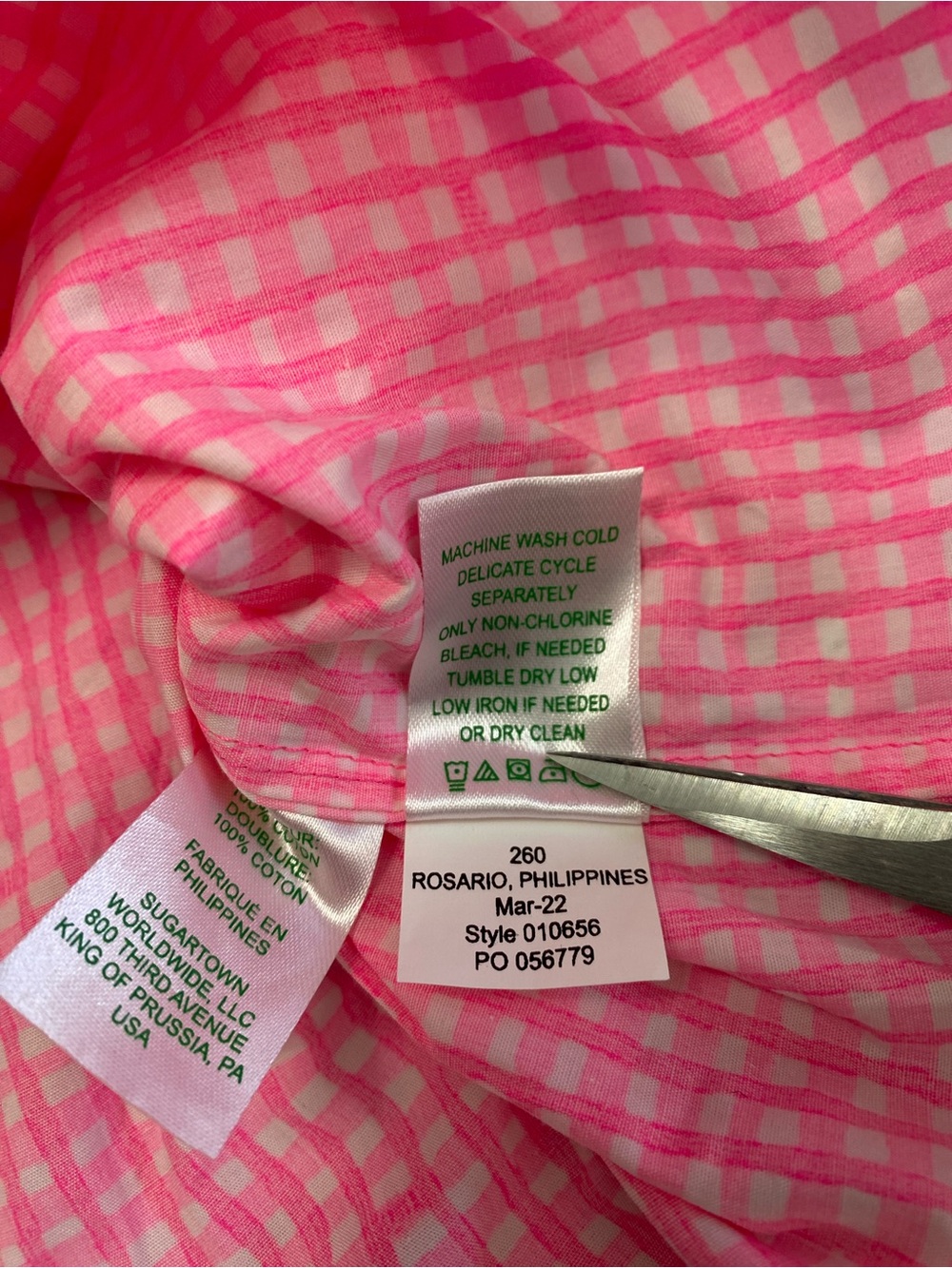 Lily Pulitzer Pink Off-Shoulder Ruffle Sleeve Top XS - Picture 7 of 7